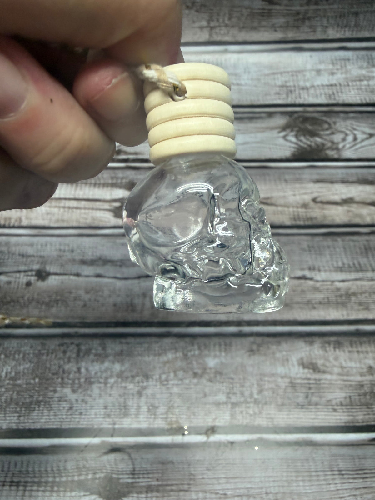 clear skull air freshener