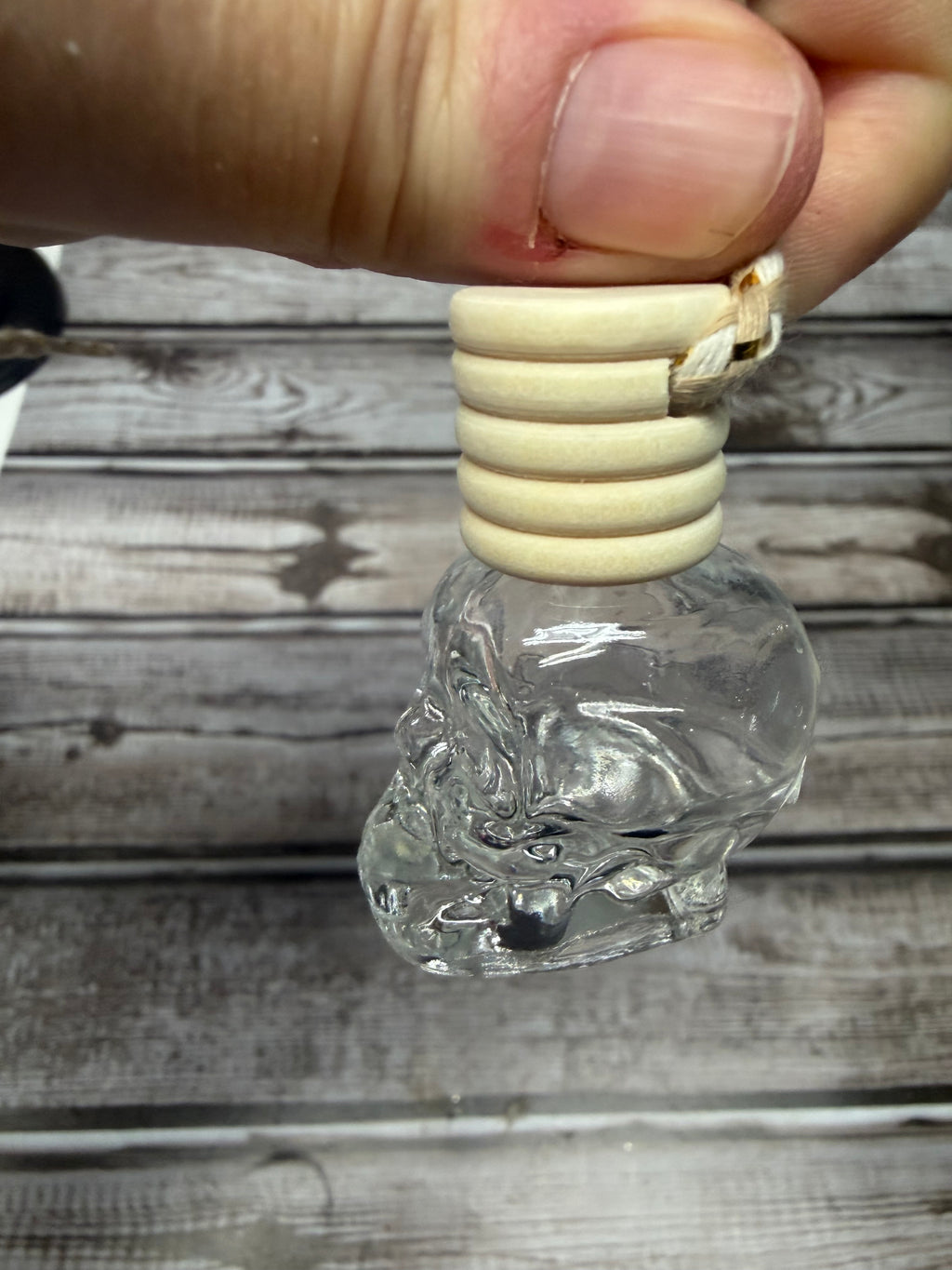 clear skull air freshener